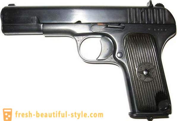 Traumatisk pistol TT. Beskrivelse af de vigtigste karakteristika ved