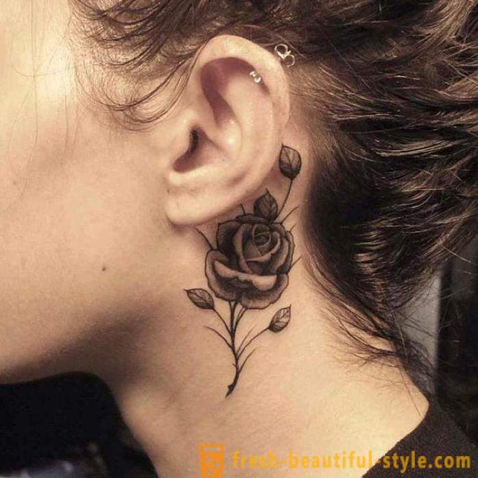 Smukke kvindelige tatovering - at hugge og hvor der er et billede