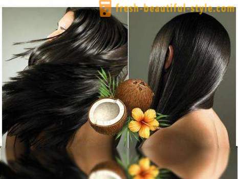 Kokosolie: anmeldelser, ansøgning. Coconut hår olie