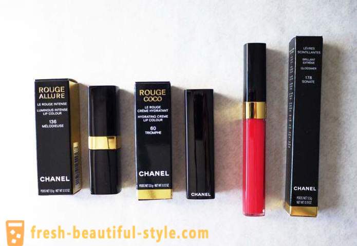 Kosmetik Coco Chanel: anmeldelser. Parfume Coco Noir Chanel, Læbestift Chanel Rouge Coco Shine