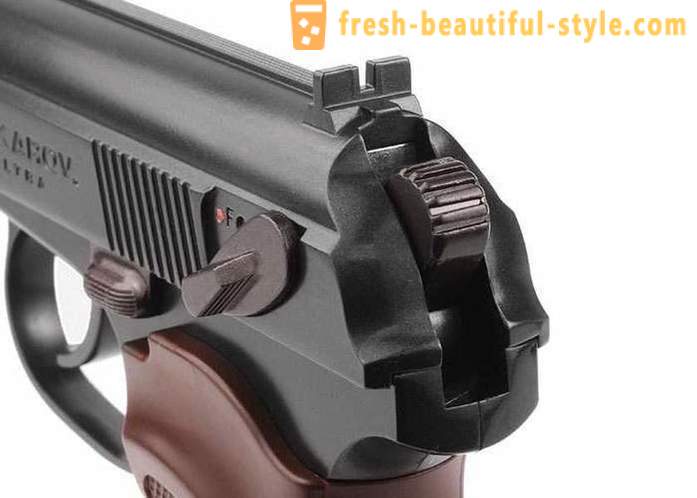 Makarov pistol pneumatiske: Specifikationer