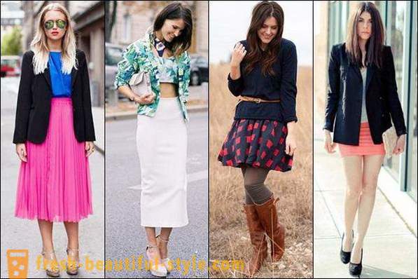 Styles og typer af nederdele