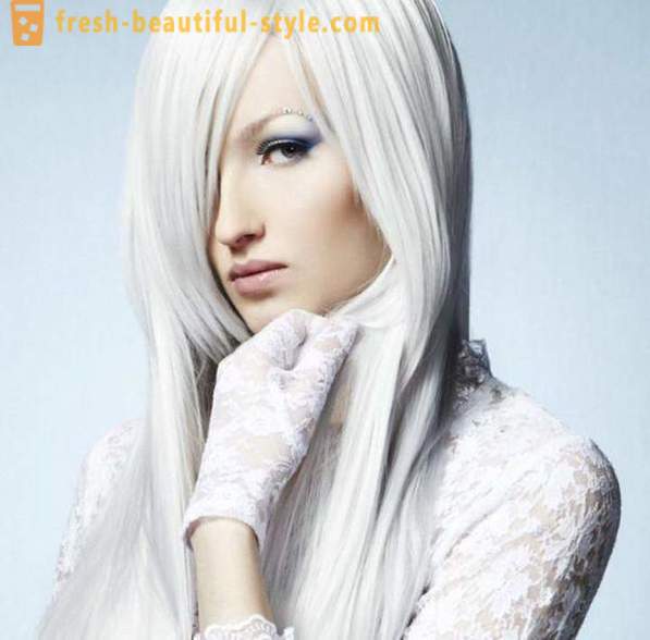 Hvidt hår. farvning og pleje tips