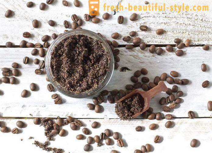 Kaffe krat cellulite. Kaffe Scrub