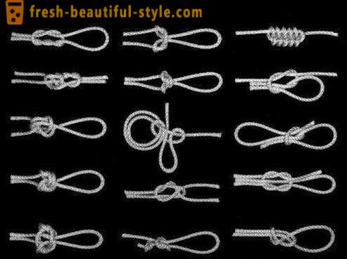 Gamle håndværk: hvordan man binder en knude