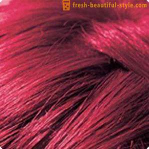 Crimson Hårfarve: fordele og ulemper