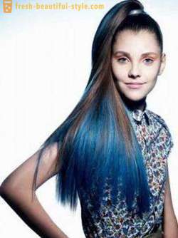 Blå hårfarve: hvordan man opnår en virkelig smuk farve?