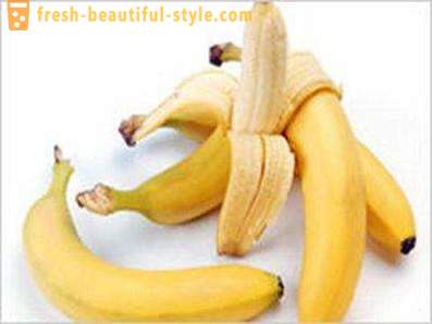 Hjemme skønhedssalon: ansigtsbehandlinger bananer