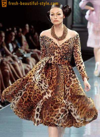 Leopard kjole: hvad de skal bære, og hvordan til at bære?